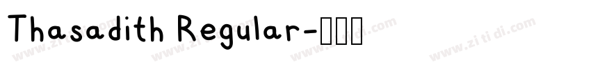 Thasadith Regular字体转换